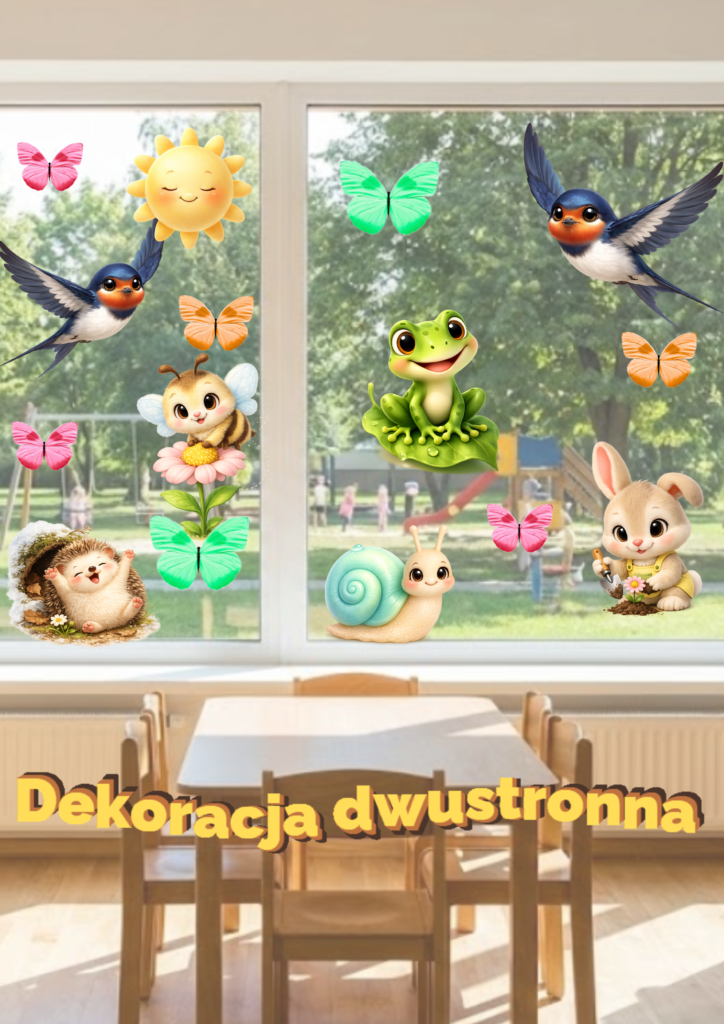 dekoracje do przedszkola wiosna