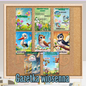 Gazetka wiosenna do przedszkola