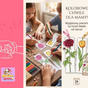 Zakładki dla mamy do kolorowania w formacie PDF