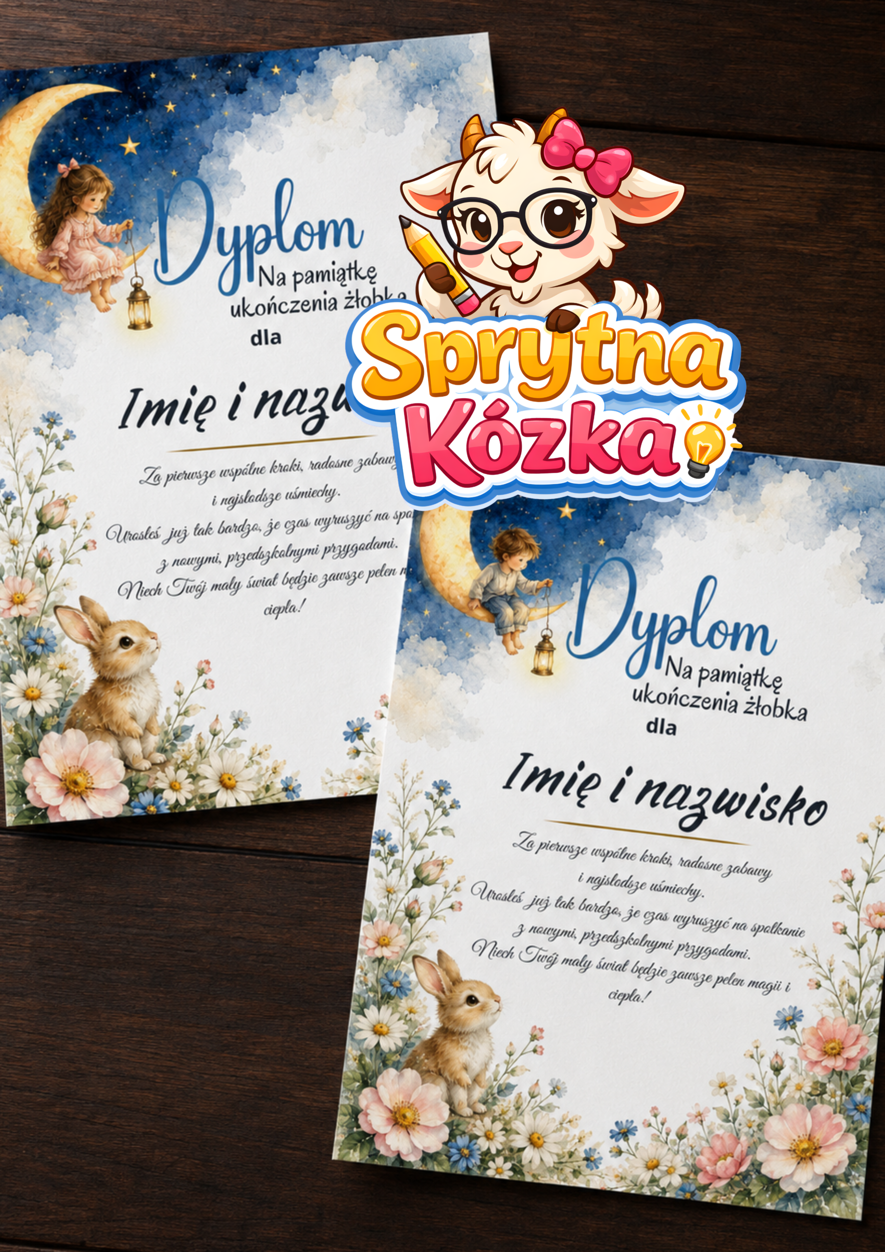 Dziecięcy dyplom do druku PDF