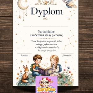 dyplom ukończenia klasy pierwszej