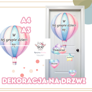 Dekoracja do sali przedszkolnej