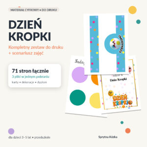 Dzień Kropki materiały do druku – kompletny zestaw dla przedszkola